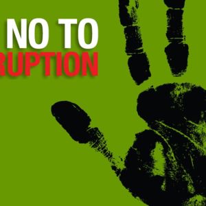 Say no to corruption