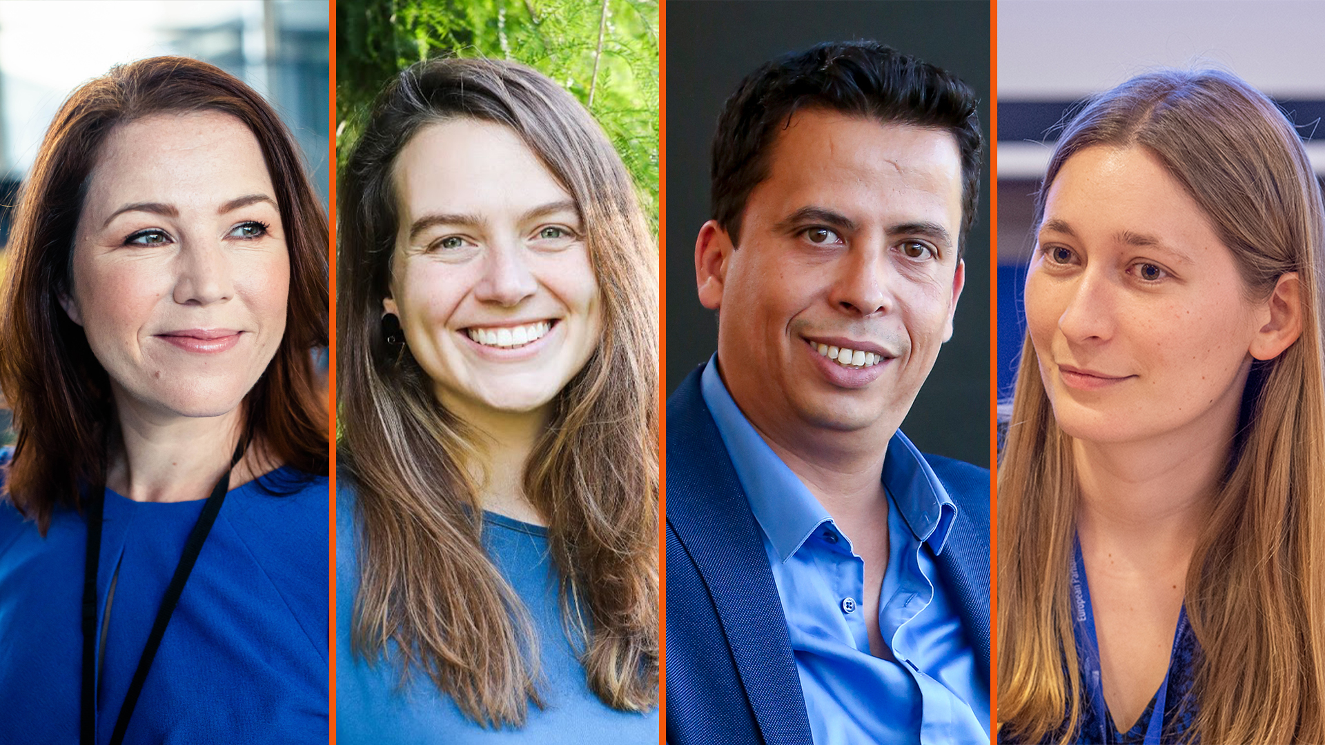 Greens/EFA MEPs Sara Matthieu, Kim van Sparrentak, Mounir Satouri, Kira Peter-Hansen